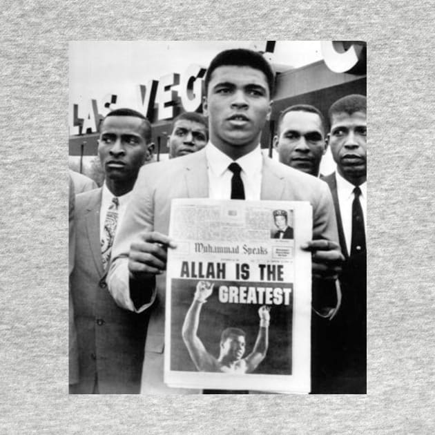 Muhammad Ali breaking news vintage by White Name